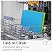 4 Piece Flexible Plastic Cutting Boards For Kitchen, BPA Free Plastic Cutting Mats For Kitchen - Extra Thick Chopping Mats - Each Board Mat Color Coded With Food Icons - Non Slip Back Dishwasher Safe