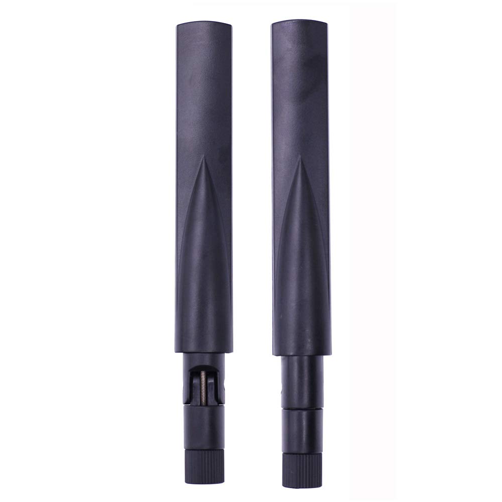 8dBi 2.4G/5G Dual Band 5.8MHz Wireless WiFi Router Antenna with RP-SMA Jack Male (Two Pieces)