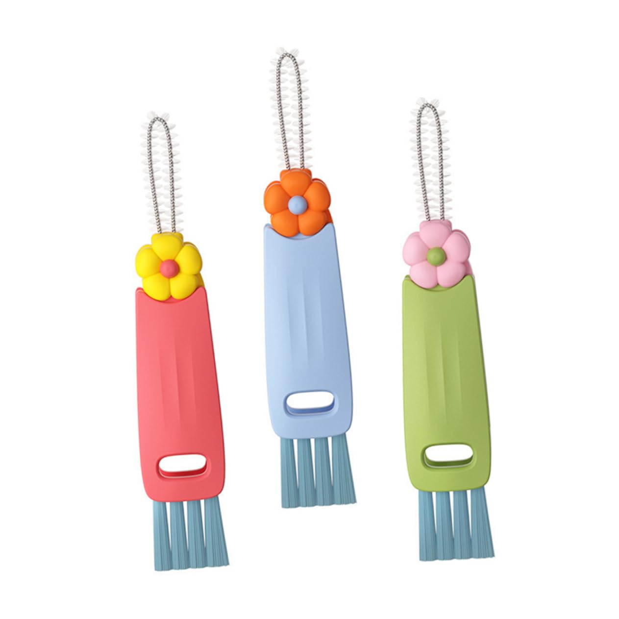 KICHOUSE Professional Cleaning Brush Set Cup Lid Strong Brush Power for Deep Grooves and Crevices