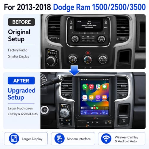 Radio para auto con pantalla táctil 10.4 pulgadas miniatura 3