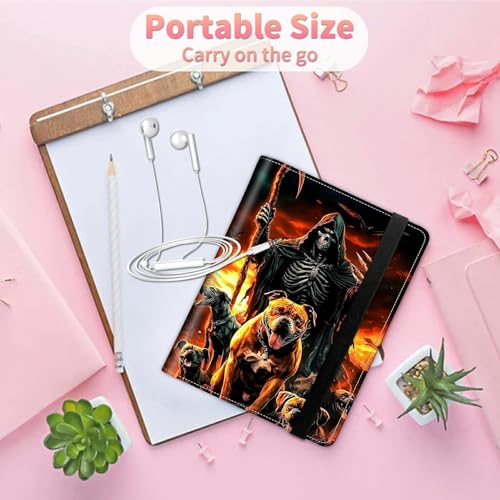 Image of Photo Album 4x6 120 Pockets Photos with Strong Elastic Band, Small Mini Albums Sheet Protector Folder for Photos, Album for Family Wedding Women Men Baby Vacation Gift, Pug Skull