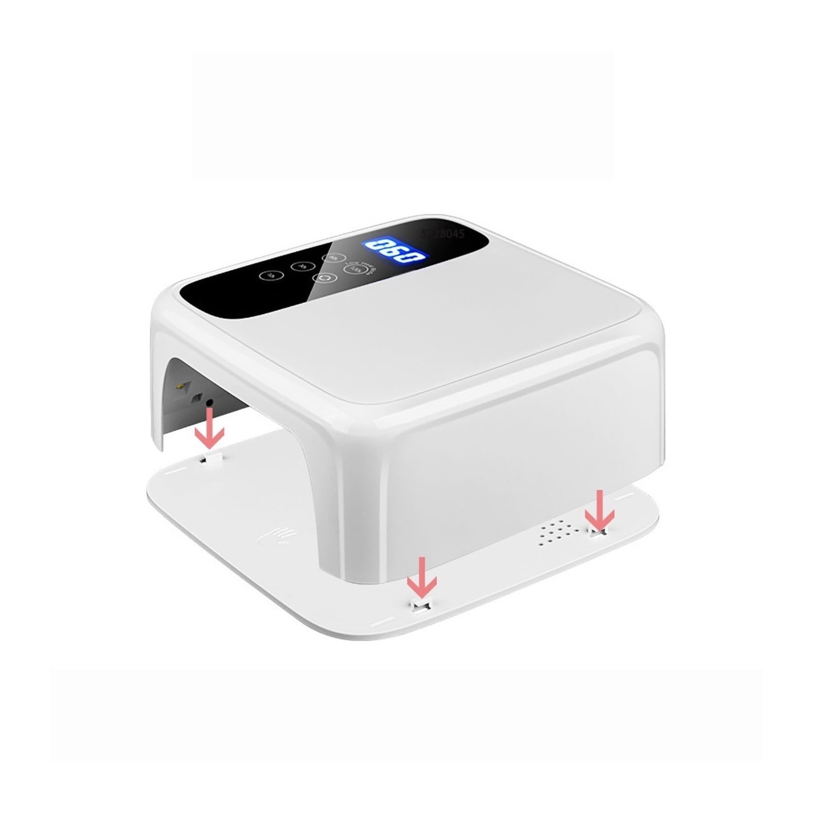 Amazon.co.jp: ジェルネイル UV/LED ライト72W 充電式 コードレス