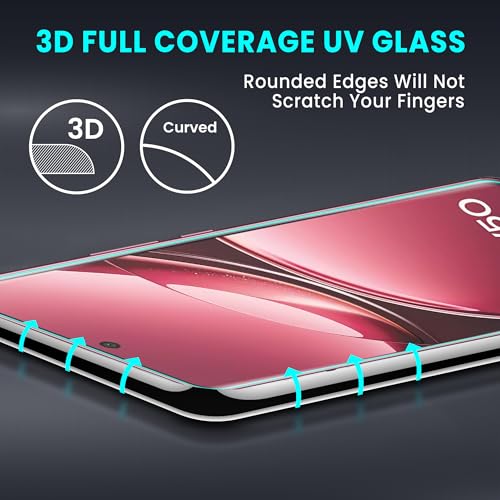 Image of FIRST MART Military Grade UV Tempered Glass For Vivo V50 and Vivo V50e 5G (6.77 Inch) With Edge To Edge Full Screen Coverage & Easy UV Installation Kit | Crystal Clear, Pack of 2