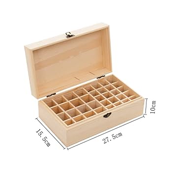 アロマ木箱 エッセンシャルオイル 収納ケース 木製 アロマオイル 収納