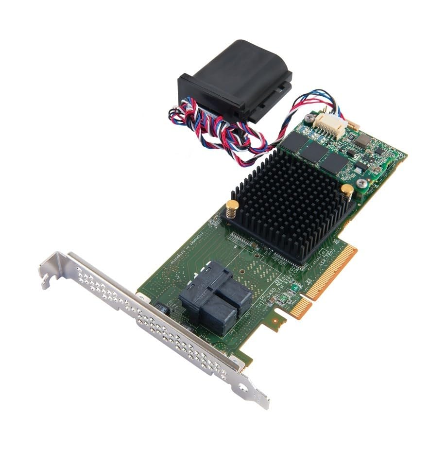 Adaptec 7805Q - Controller RAID SAS/SATA a 8 porte - PCI Express 3.0 x8 - Scheda plug-in - RAID supportata - 0,1,1E,5,6,10,50,60 Livello RAID - 2 porte SAS totali - 2 porte SAS interne - 2274300-R