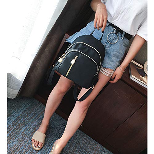 Flameer Mochila feminina moda pequena daypack mochila de viagem casual escola saco de negócios