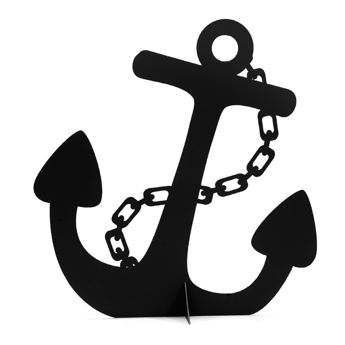 Anderson's One-Dimensional Black Cardboard Anchor Standup Kit, Pirate Theme, Nautical Theme, Photo Op, Prop, Prom, Homecoming, Event Décor