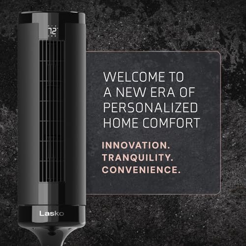 Lasko Elevation DC Tower Fan with Remote - 42" to 54" - EST100 - Black - image 7