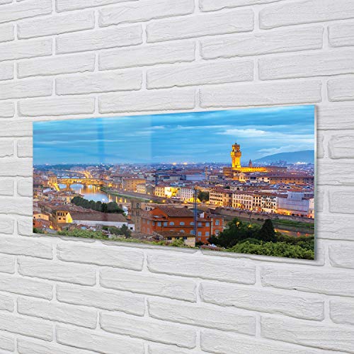 Tableau impression sur verre acrylique Tulup 125x50cm format panorama sunset - 3