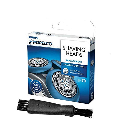 Philips Norelco SH70 Replacement Blades with Shaver Aid Brush - Bundle Philips Norelco SH70 Replacement Blades with Shaver Aid Brush - Bundle