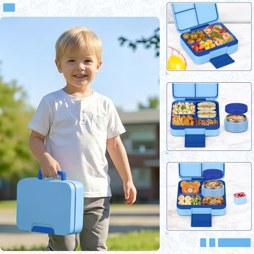 Image of WyfKyd Bento Lunch Box with Soup Thermo Hot Food Container for Kids Adults