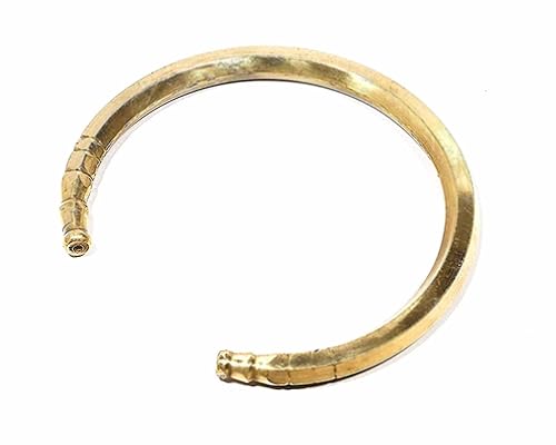 BigMart Brass Tube-Shaped Adjustable Simple Challa Kada Bracelet Bangle Free Size For Boys & Girls & Men & Women