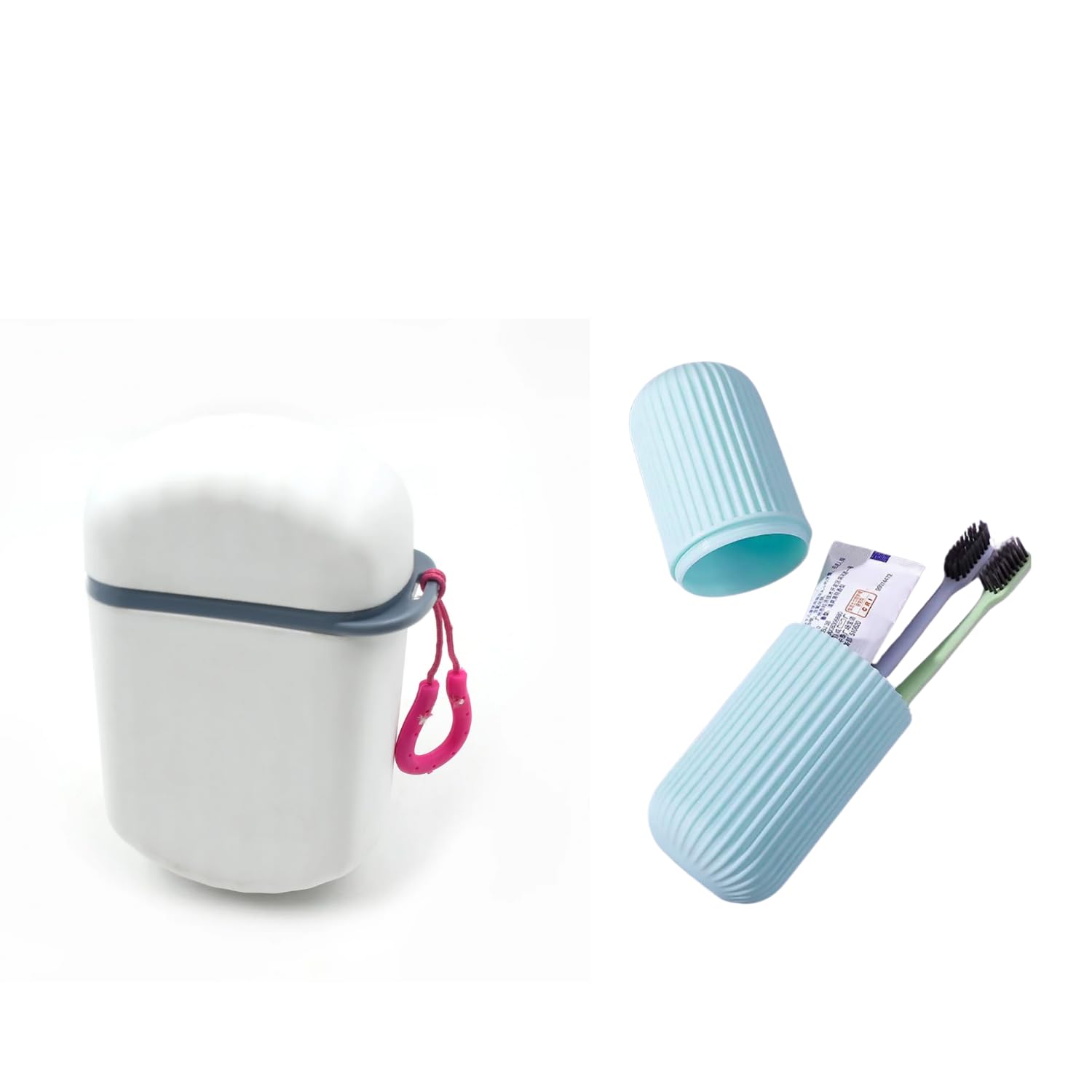 1 Pcs Travel Soap Box with 1 Pcs Toothbrush Case, Durable Waterproof Soap Box with Brush Holder, Soap Case Holder for Bathroom | Toothbrush Holder for Travel Traveling Accessories for Outdoor Camp (B0DH8HNJ75) Amazon Price History, Amazon Price Tracker