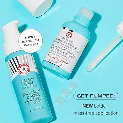 First Aid Beauty - Dark Spot Serum with Niacinamide, Helps Reduce Look of Dark Spots, Sun Spots, Hyperpigmentation, Discoloration & Post-acne marks, Non-Comedogenic, Safe for Sensitive Skin, 1 oz