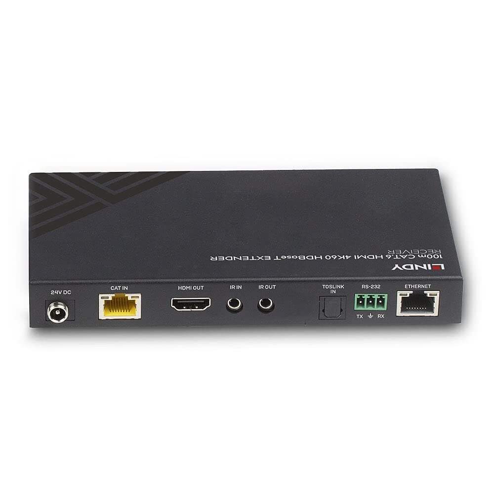 LINDY 38342 100m Cat.6 HDBaseT Extender-Receiver HDMI 4K60 Audio IR RS-232
