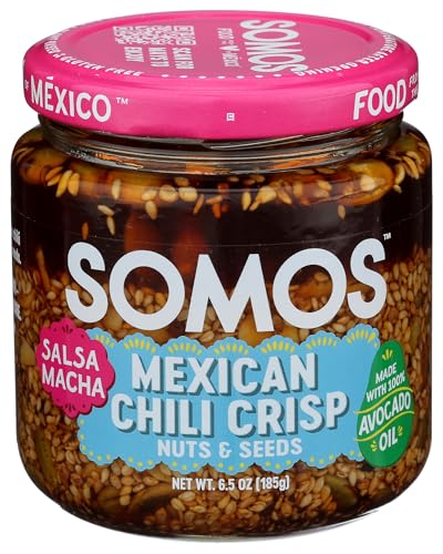 SOMOS Salsa Macha Mexican Chili Crisp, 6.5 OZ