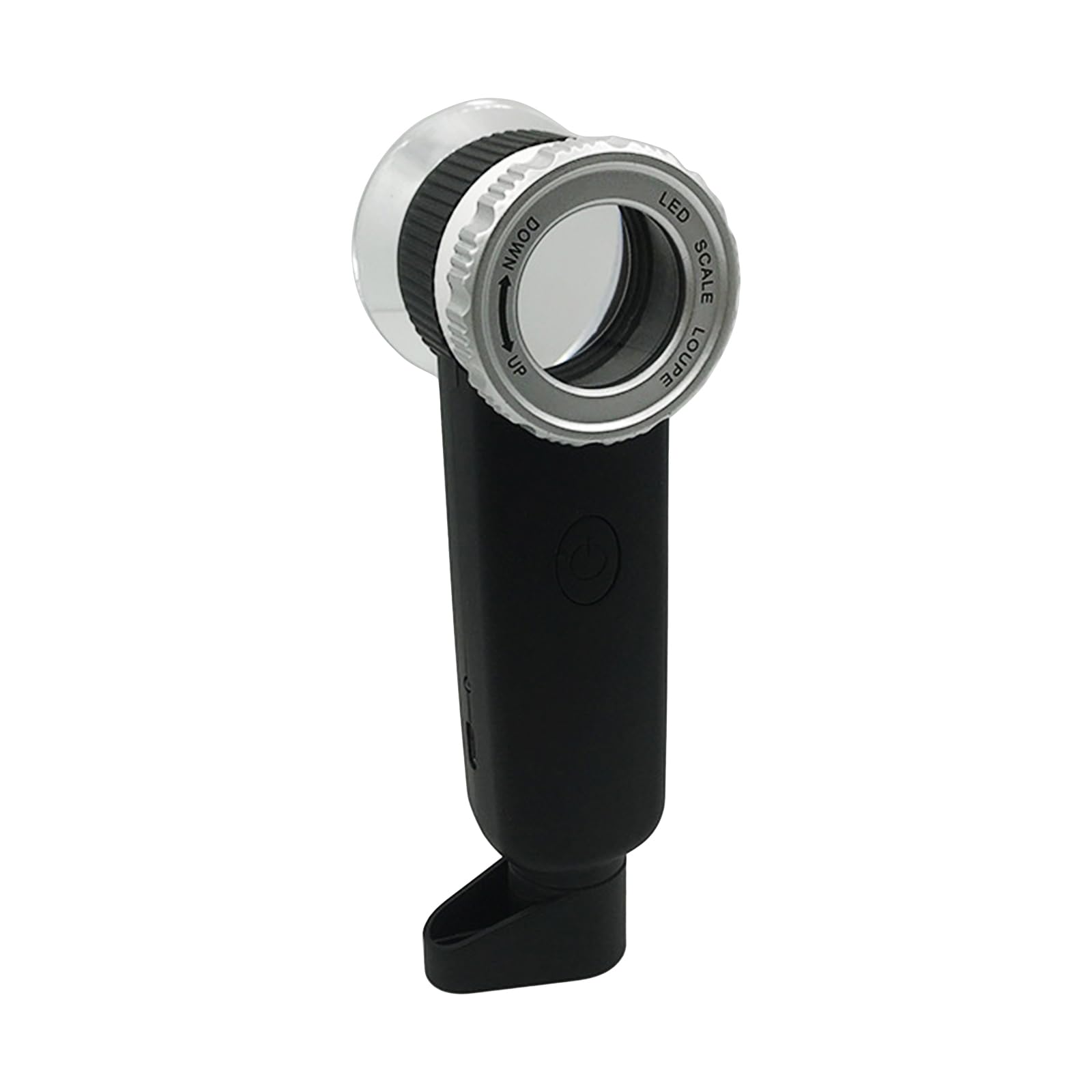 CHENZILIN Powerful 30X Handheld Magnifier USB Rechargeable Glass with LED Light Explore The Details up Close for Senior