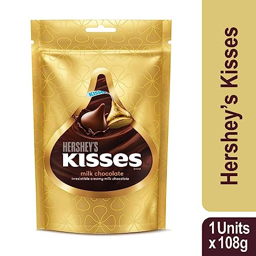 Image of Chocoloony Raksha Bandhan Celebrations Chocolate box & Hershey Kisses Chocolate Pack Rakhi for Brother Gift Pack Hamper for Brother|Rakhi Gift Hamper | Gift for Brother Pack of 2, 200 gram