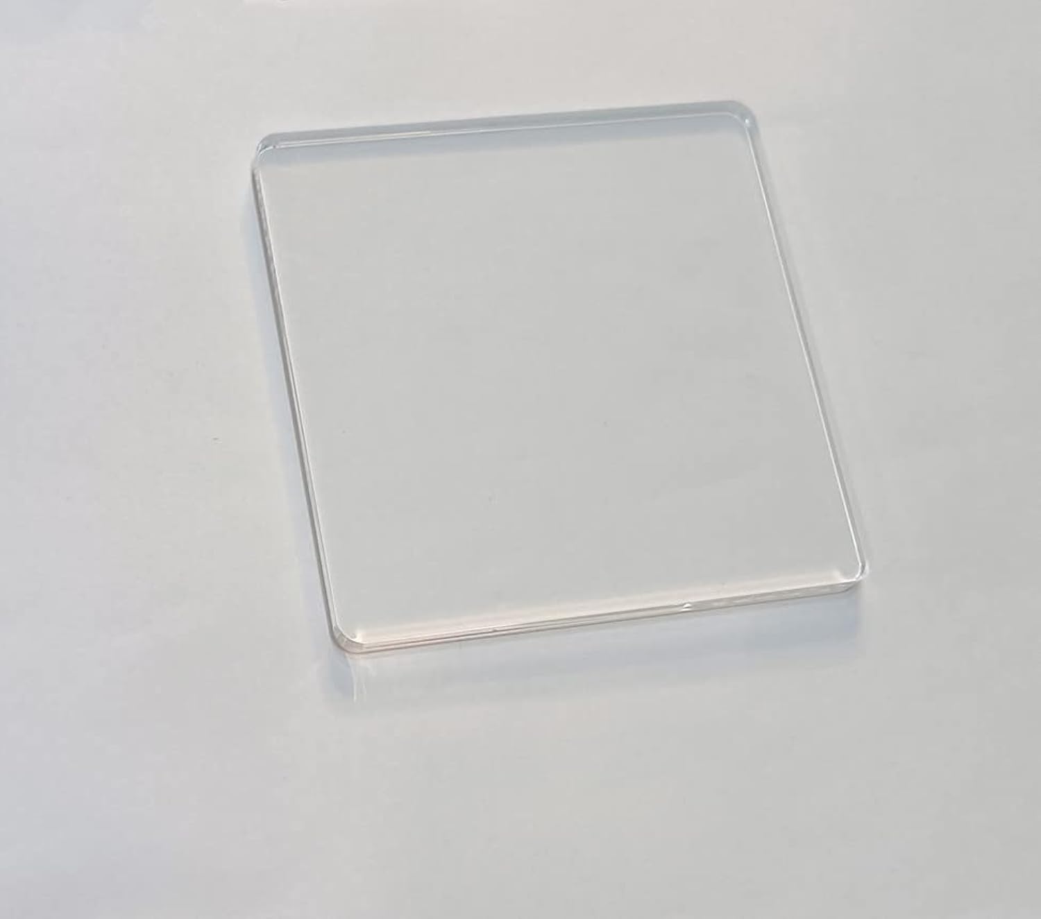 1/4" Thick Clear Acrylic Square Sheet,Coaster Template,Clear Acrylic Template 2PCS