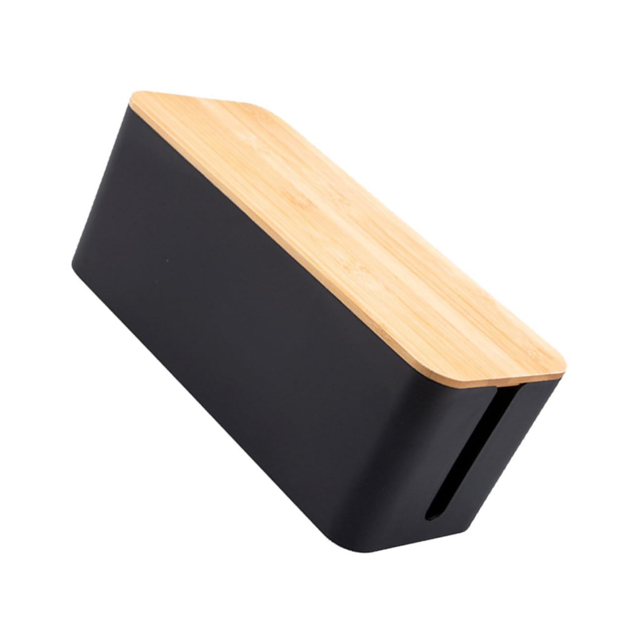 Goulotte pour câbles polyvalente avec boîte de rangement de prises