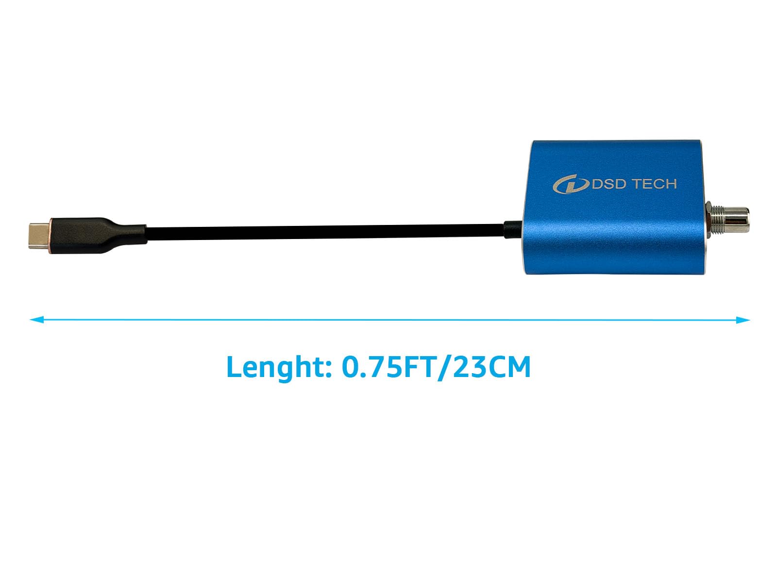 DSD TECH SH-AU03A Adaptateur audio USB vers SPDIF compatible DSD64 et PCM 192K 32 bits