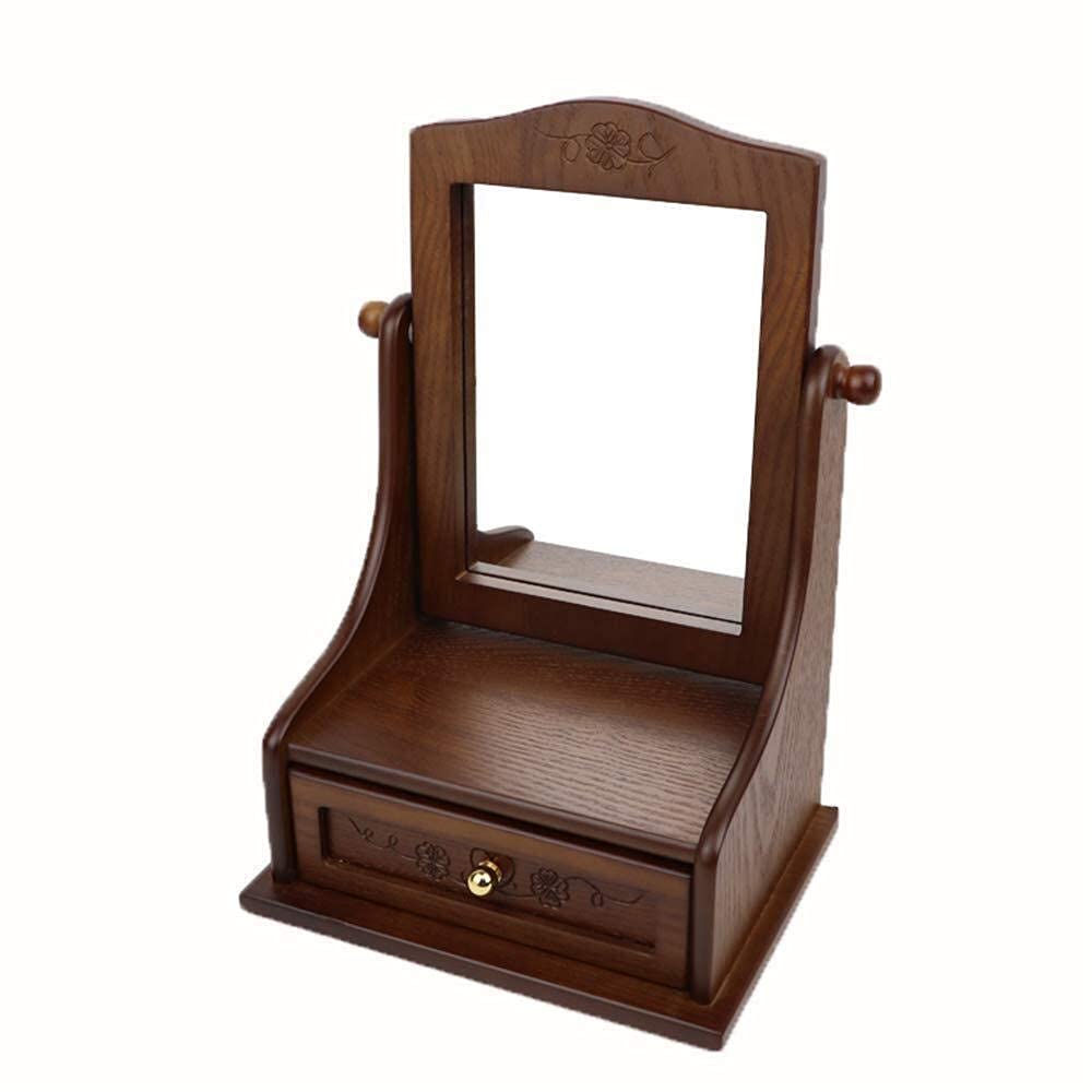 Gift for Women Jewelry Boxes Jewelry Boxes Wooden Portable Velvet Jewellery Chest with Mirror Jewellery Organiser for Bracelets