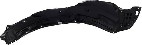 Miniatura 6 de CarPartsDepot Protector de guardabarros delantero lado izquierdo sin aislamiento de espuma interior protector contra salpicaduras compatible con