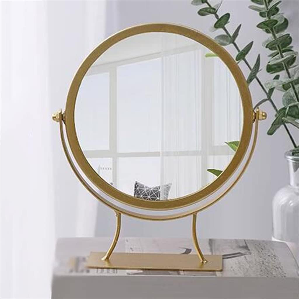 FMURY Makeup Mirrors Dressing Table Opening red Storage Tray Entrance Mirrors Key Tray Cosmetics Storage Rack