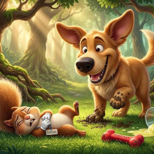 La ardilla miedosa: Timidina saltarina y el valor 🐿️✨