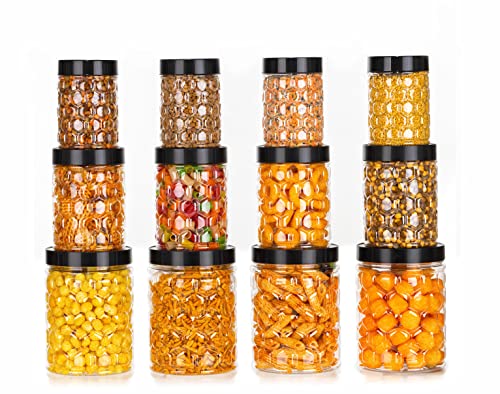See full amazon price history chart for NARIYA Plastic Pet Storage Jar and Container, Set of 12 BPA Free Food Grade Canisters Air Tight Jars for Kitchen (350 Ml, 650 Ml, 1200 Ml) NARIYA Plastic Pet Storage Jar and Container, Set of 12 BPA Free Food Grade Canisters Air Tight Jars for Kitchen (350 Ml, 650 Ml, 1200 Ml) (B0CNRWFGBZ) Amazon Price History, Amazon Price Tracker