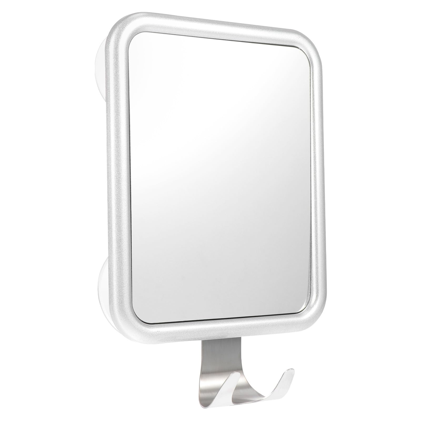 Miroir cosmétique à ventouse pour se maquiller sans buée sur le carrelage
