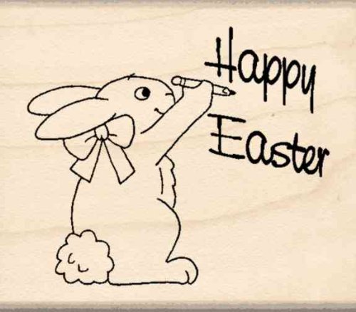 Stamps by Impression Happy Easter Rubber Stamp
