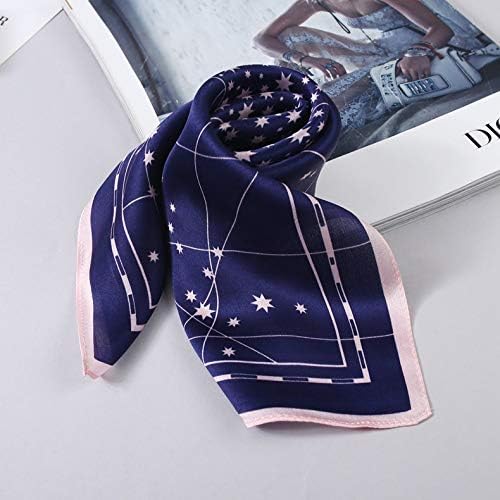 ANDANTINO 100% Real Mulberry Silk Scarf -21'' x 21''- Lightweight Neckerchief –Women Men Small Square Digital Printed Scarves - Image 6
