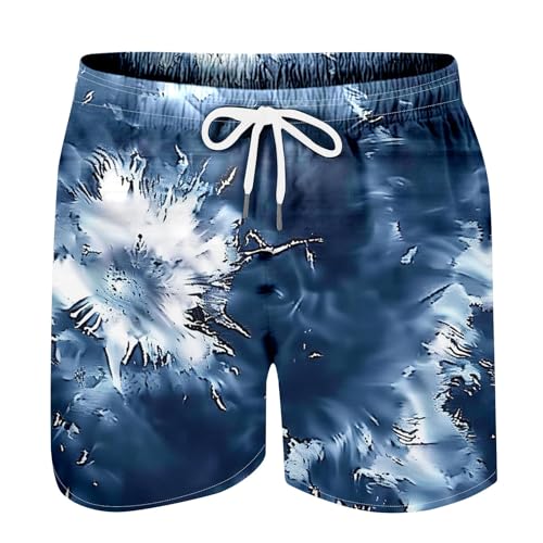 Men's Beach Shorts Fashion Gradient Printed Quick Dry Swim Trunks Summer Hawaiian Holiday Casual Short Sweatpant3