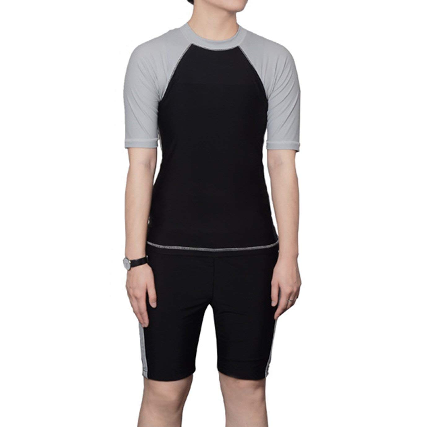 BaronHong Trans Lesbian Tomboy Brustbinder Schnell trocknende Badebekleidung Set Top + Badehosen