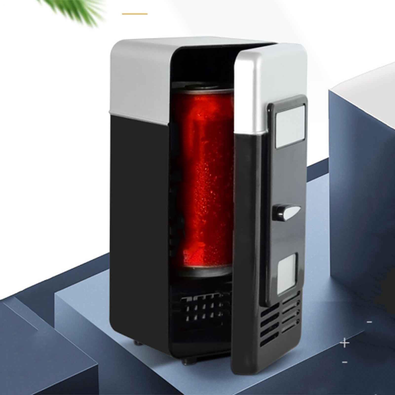 Frigo USB Per Bevande - Macchina Portatile Per Scaldare Le Bevande, Dispositivo Alimentato Da Mini Frigorifero, Apparecchio Compatto Per La Conservazione Degli Alimenti | Allestimento Del Dormitorio