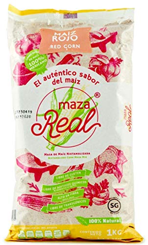 Harina de maíz (maíz rojo) GF, libre de OMG, 1 kg