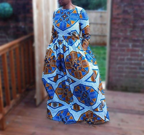 Ankara Batik Maxi Dress