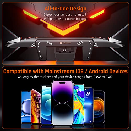Black Shark Mobile Phone Controller For Android & Iphone, Game Controller Compatible With Pubg Mobile/Knives Out/Call Of Duty Mobile thumb #2