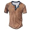 T-Shirts Men's Shirt Short Sleeve Men's Short Sleeve Casual Tops Men's T-Shirts, coffee, L #1