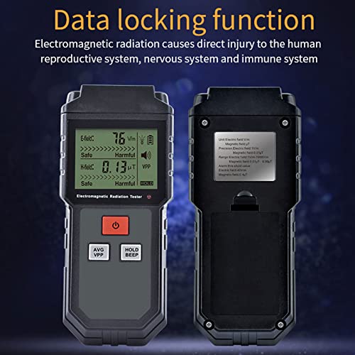 Medidor EMF con pantalla LCD y alta sensibilidad miniatura 3