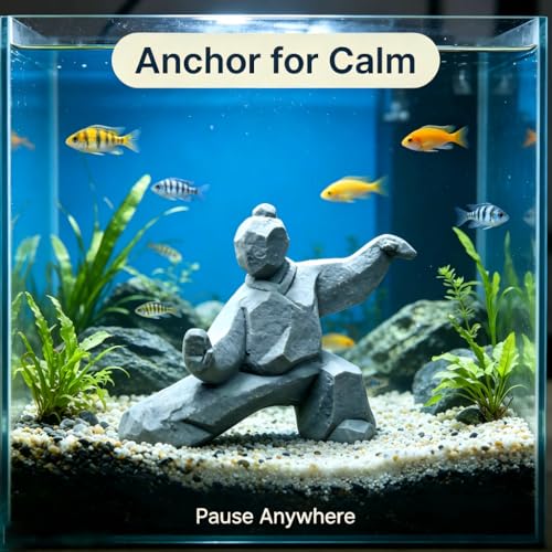 Estatua de Piedra Tai Chi 4.3" Decorativa para Hogar miniatura 6