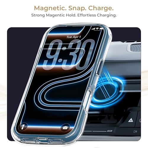 Image of Airbag Phone Cover Compatible with iPhone 17 Pro | 5 Layer Protective Structure | Anti-Scratch & Anti Aging Back Cover | Heat Protection During Charging | Compatible MagSafe | Blue | 5 Layer Protective Structure, Anti-Scratch & Anti Aging, Heat Protection During Charging, Compatible MagSafe