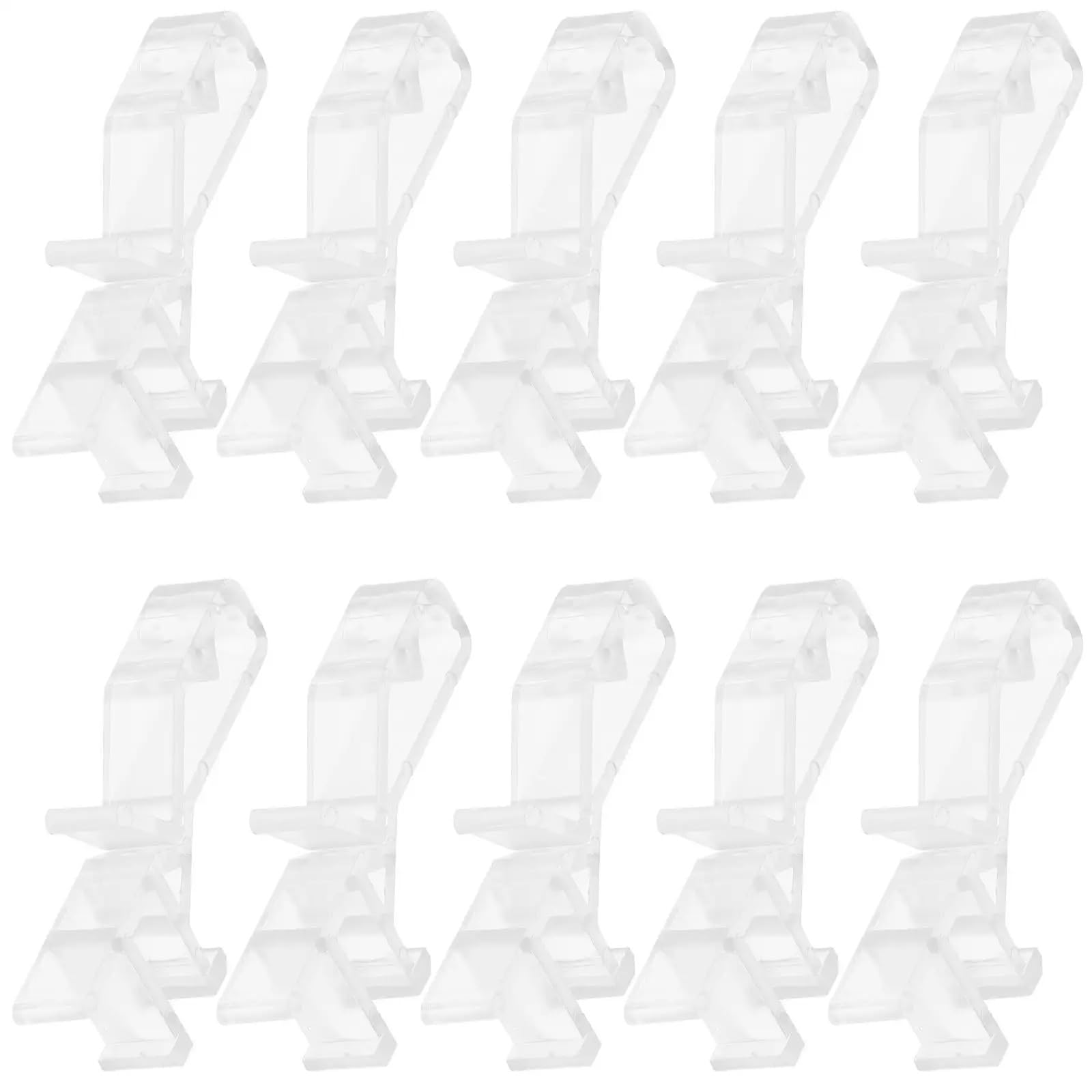 20 Pcs Blind Plastic Clips Window Valance Clamps Vertical Curtain Accessories Home Office For Door