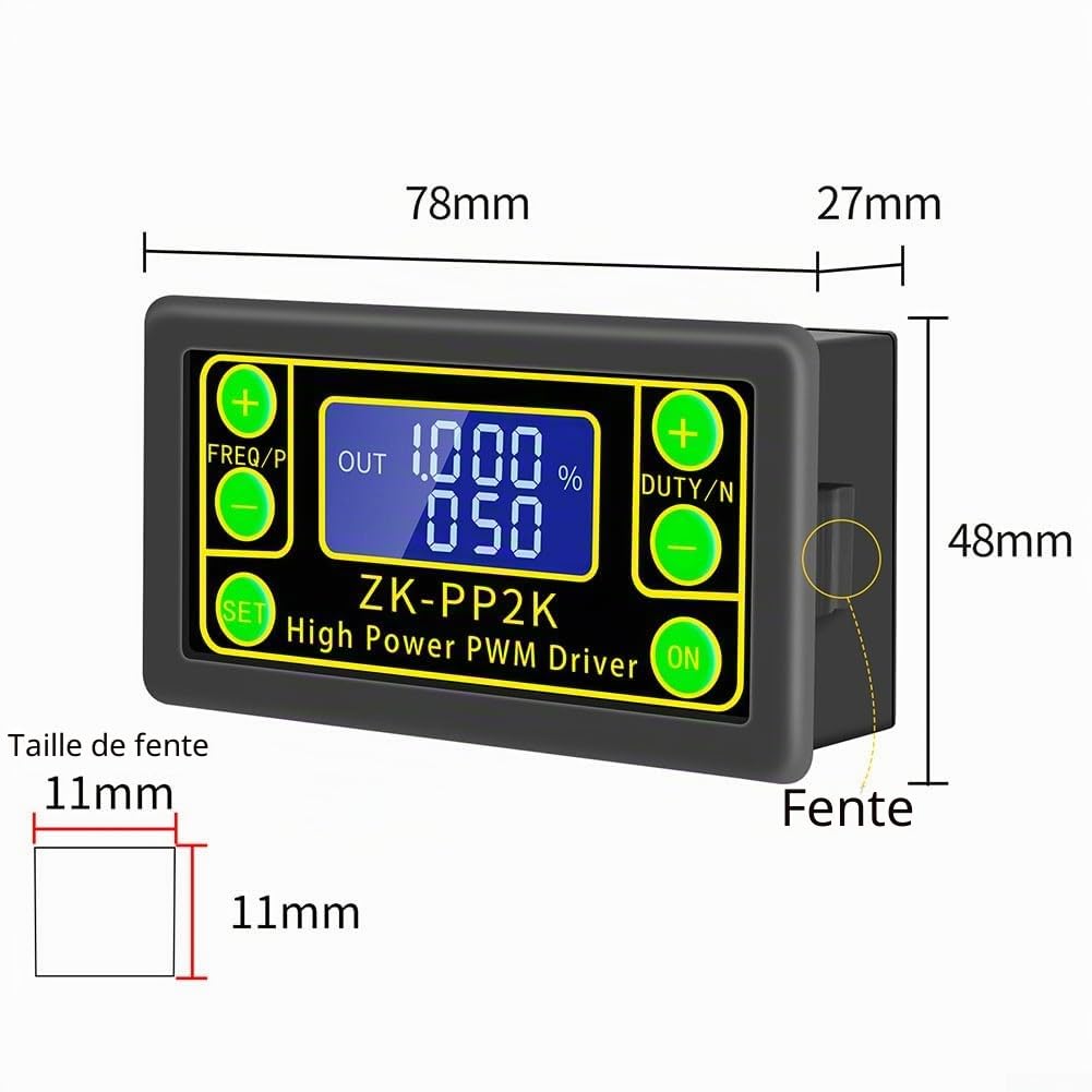 ZYWUOY ZK-PP2K Contrôleur de gradation PWM haute puissance pour PWM Pulse Dual Mode Motor Generator Drive Controller