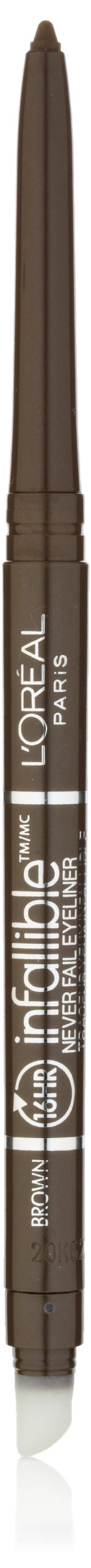 LOreal Paris Infallible Never Fail Eyeliner Brown 0 008 oz
