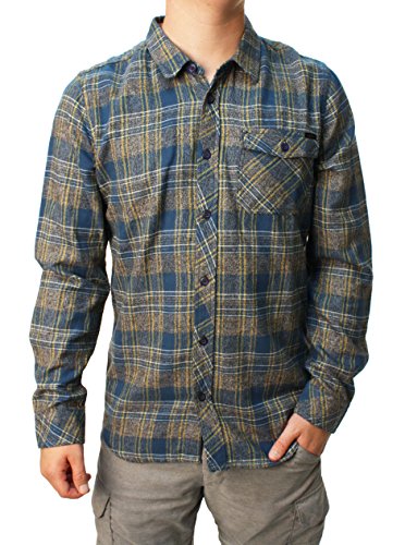 O'NEILL Men's Flannel Long Sleeve Woven Casual Button Down Shirt