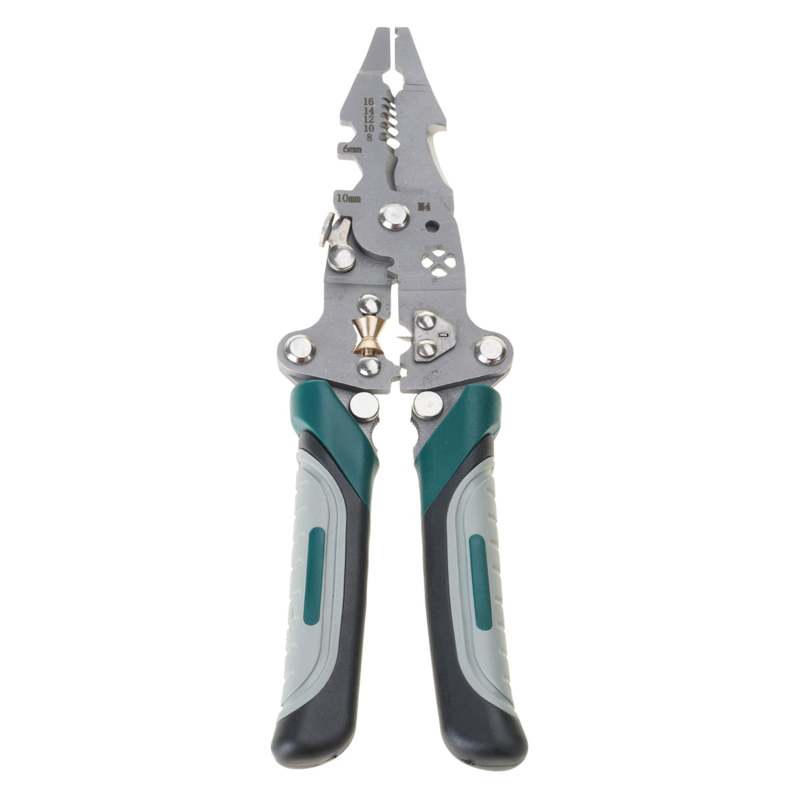 Multifunctional Foldable Wire Stripper Pliers Cutter with Pulley Design for Craft Project and Electrical Installation Wire Stripping Tool