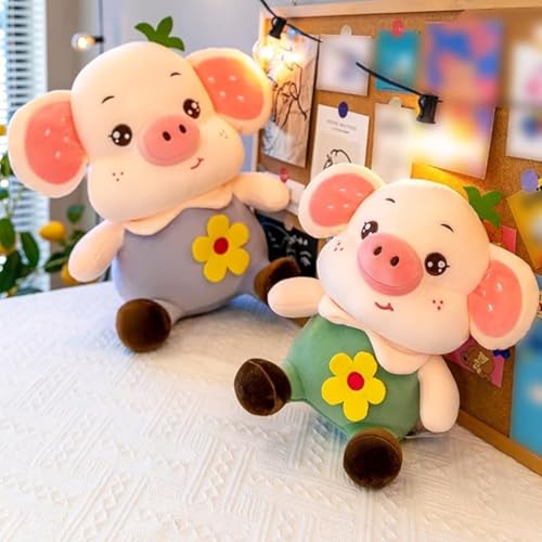 Image of ZEXSAZONE Toy Cute Pig Soft Toy Colored Huggable Bear | 32cm | Plushie Soft Toys for Kids | Plush Soft Toys for Baby Boys and Girls Kids - Teddy | Best Valentine Gift (Green)