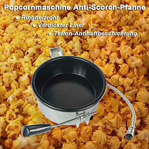 Popcorn Maker Ersatztopf, Antihaft-Anti-Korchpfanne für elektrische Maschinen, leicht zu reinigendes Zubehör für Familiensnacks, 2 Löcher 15 mm